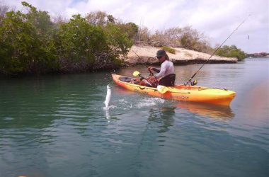 Kayak fishing adventure Curacao