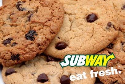 Subway Special Cookie Deal!